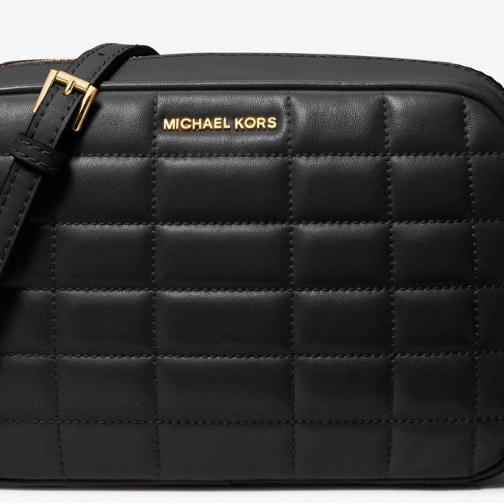 michaels kors Jet Set Medium Quilted Leather Crossbody Bag
